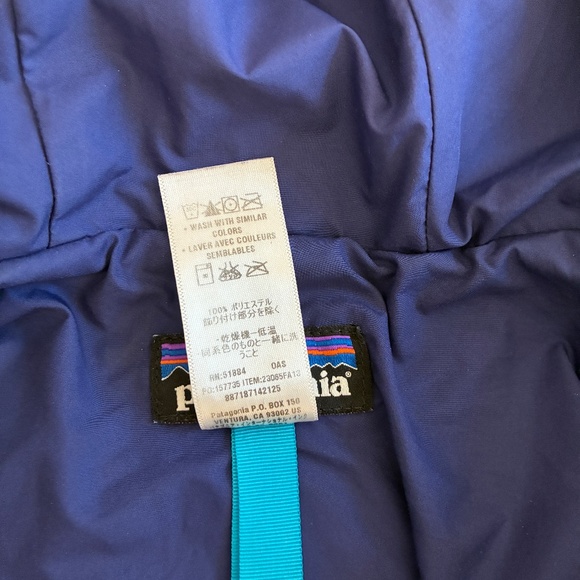 Patagonia Retro-X Fleece Hoodie Cardigan,  Women Small, Oasis Blue, EUC - Picture 10 of 10